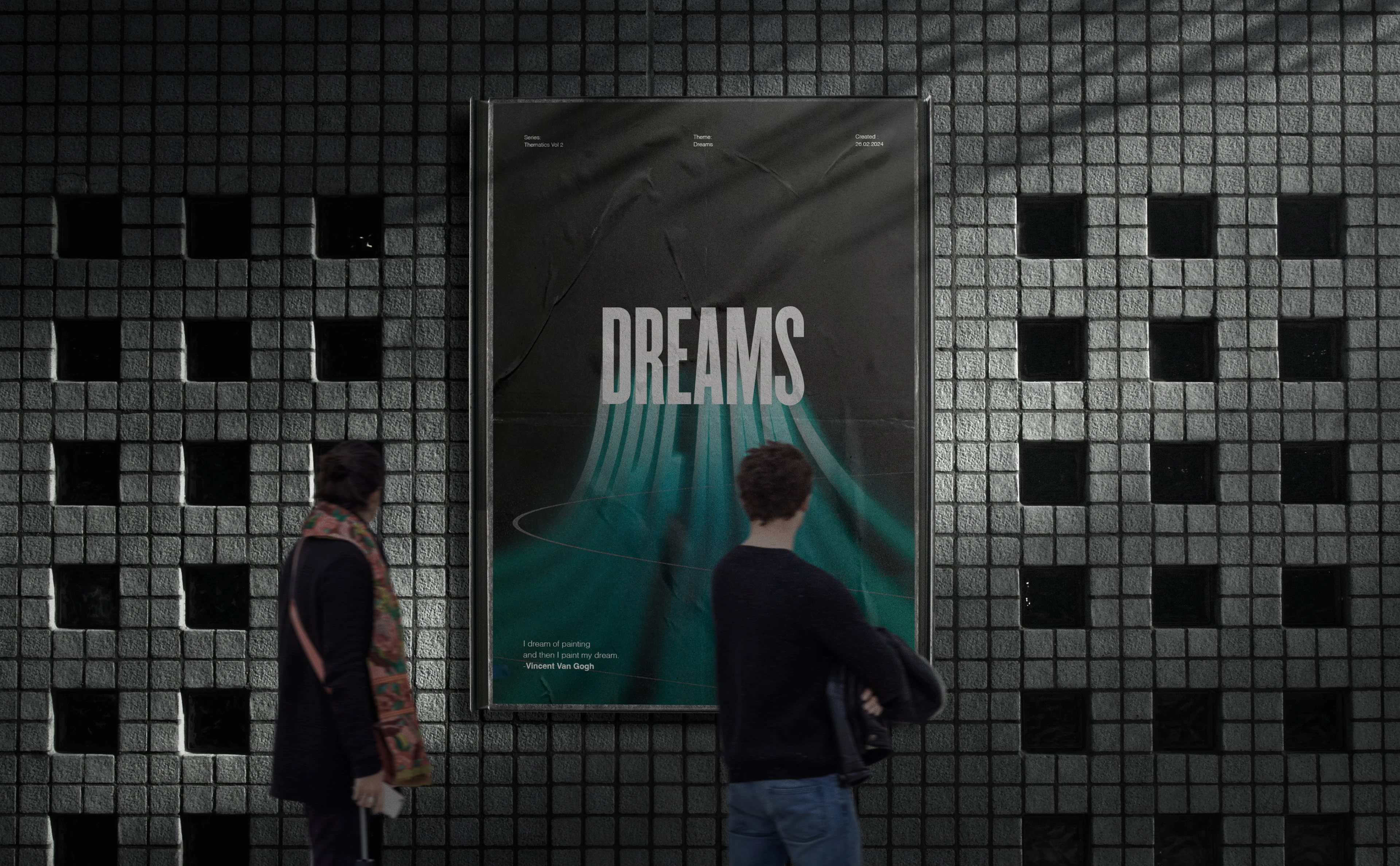Experimental typography and texture
