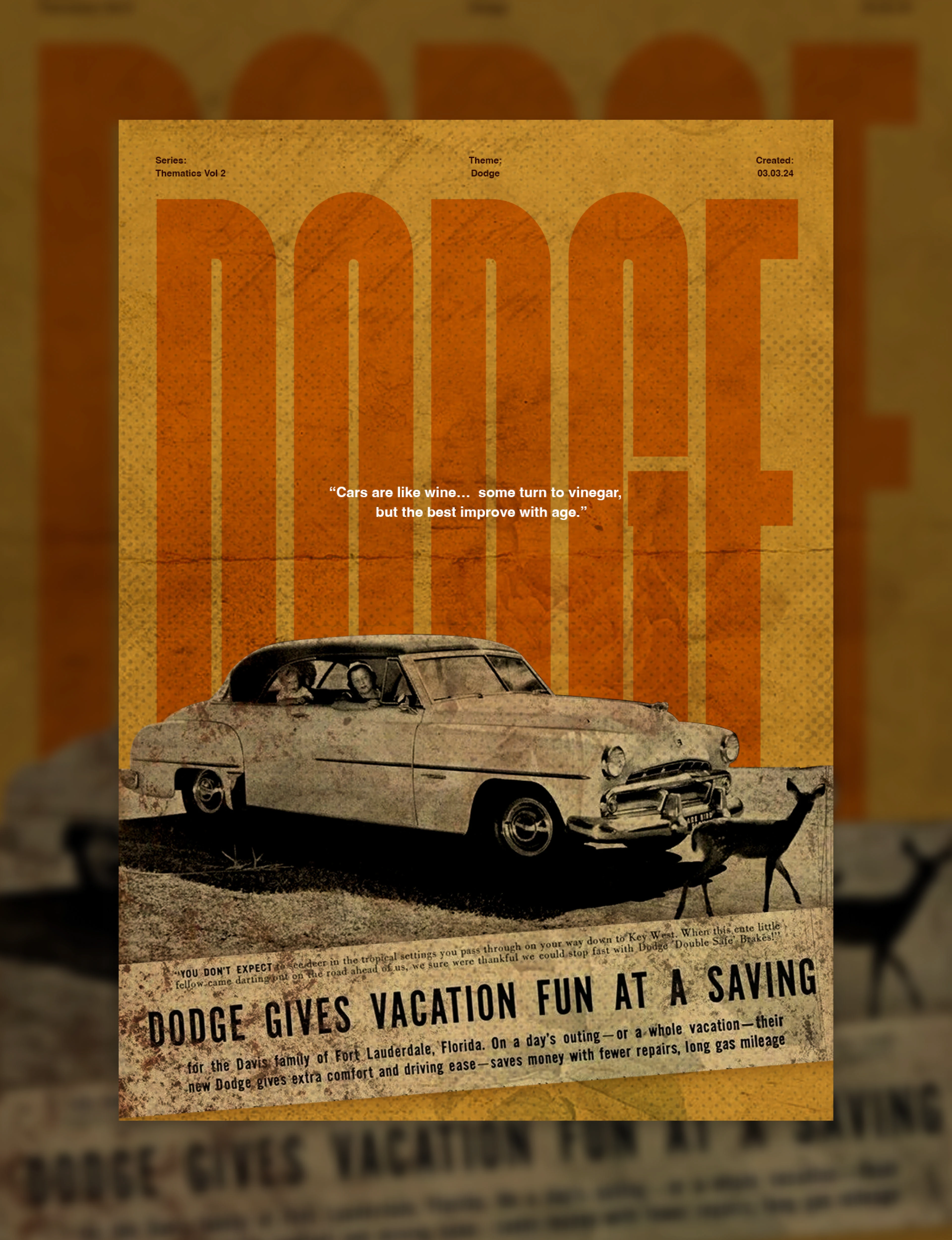 Seven day poster design exploration
