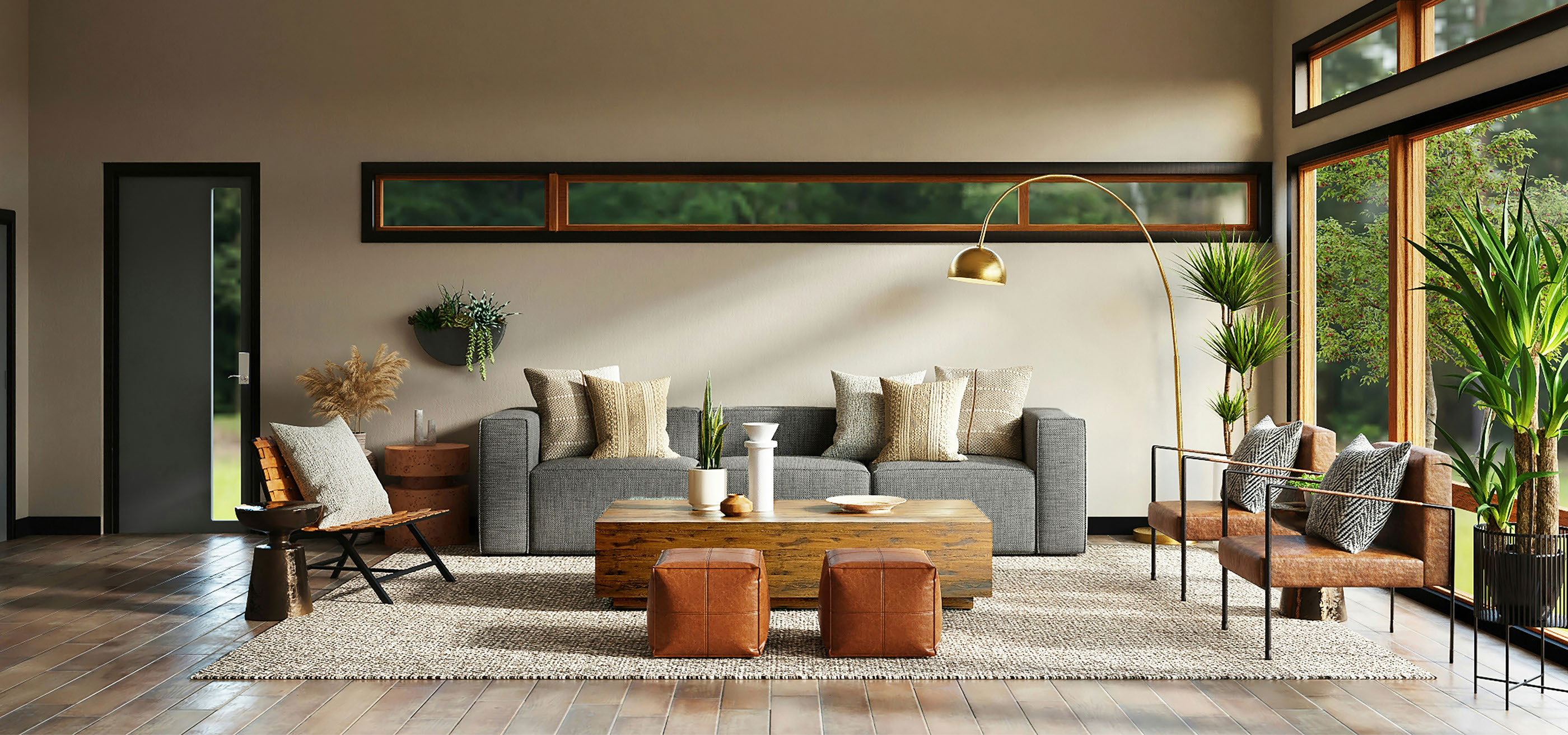 The Works Interiors visual identity system