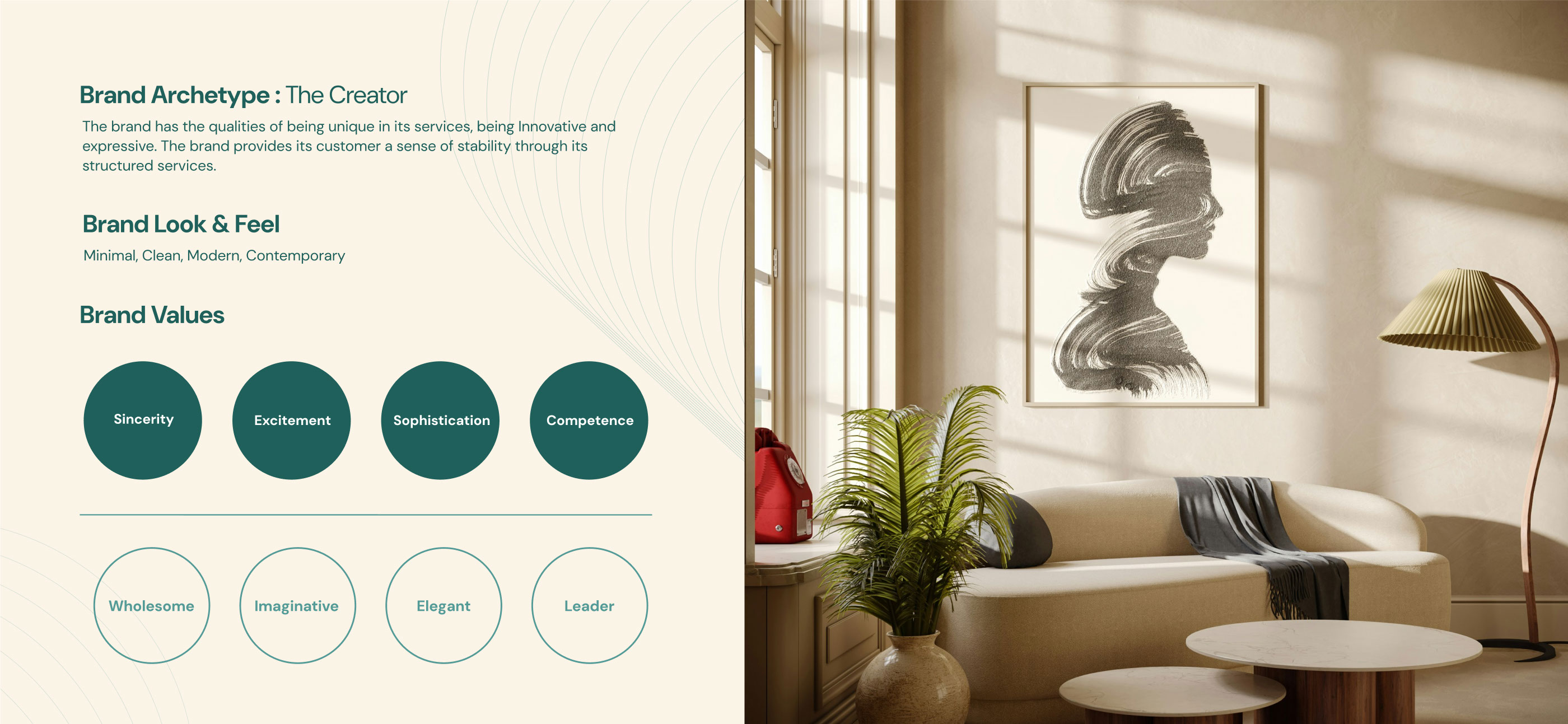 Luxury studio branding applications