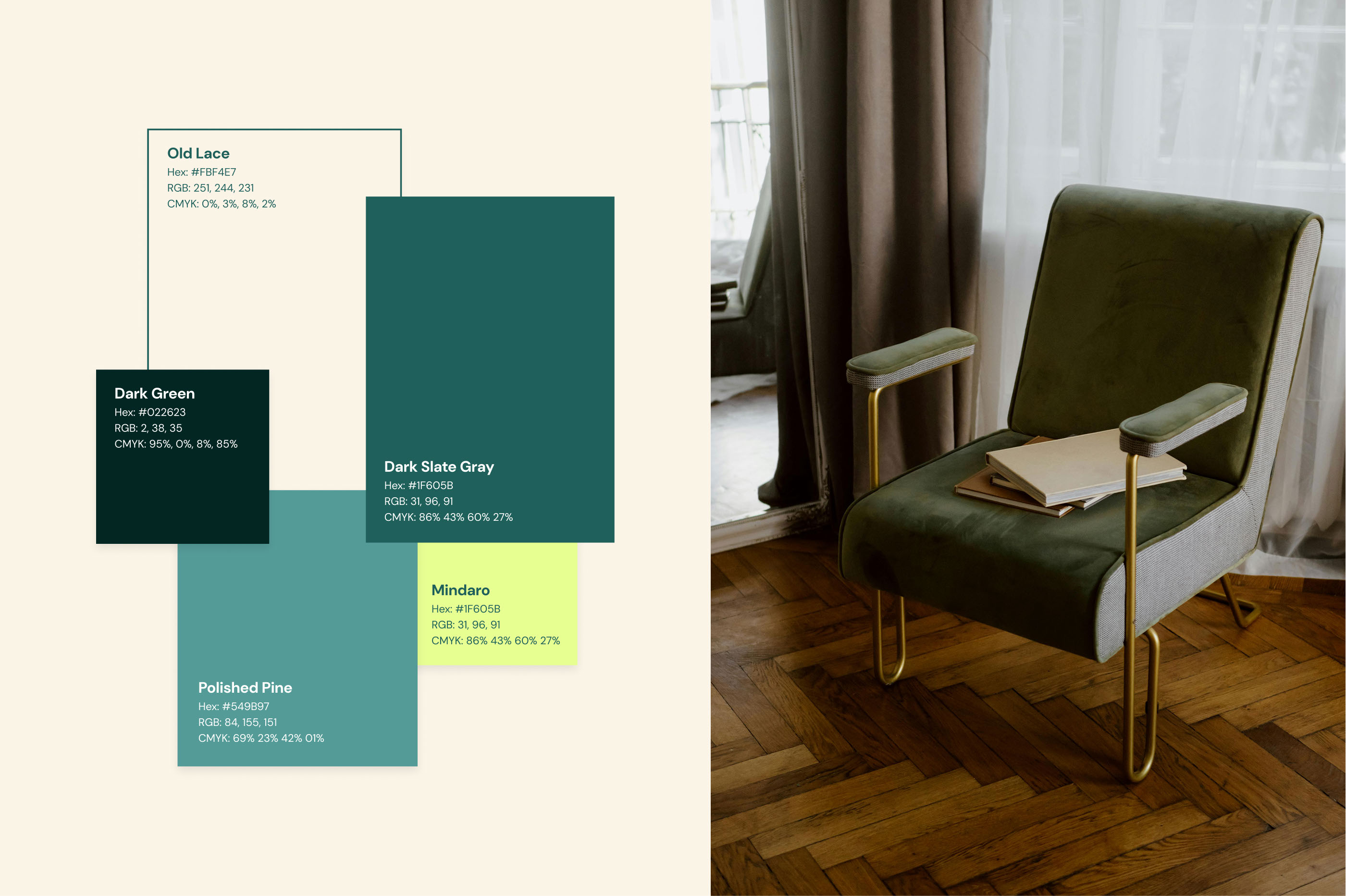 Interior design proposal and print design