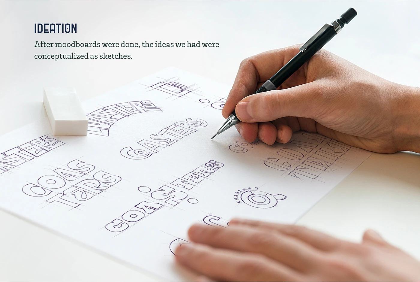 Sustainable beverage brand identity