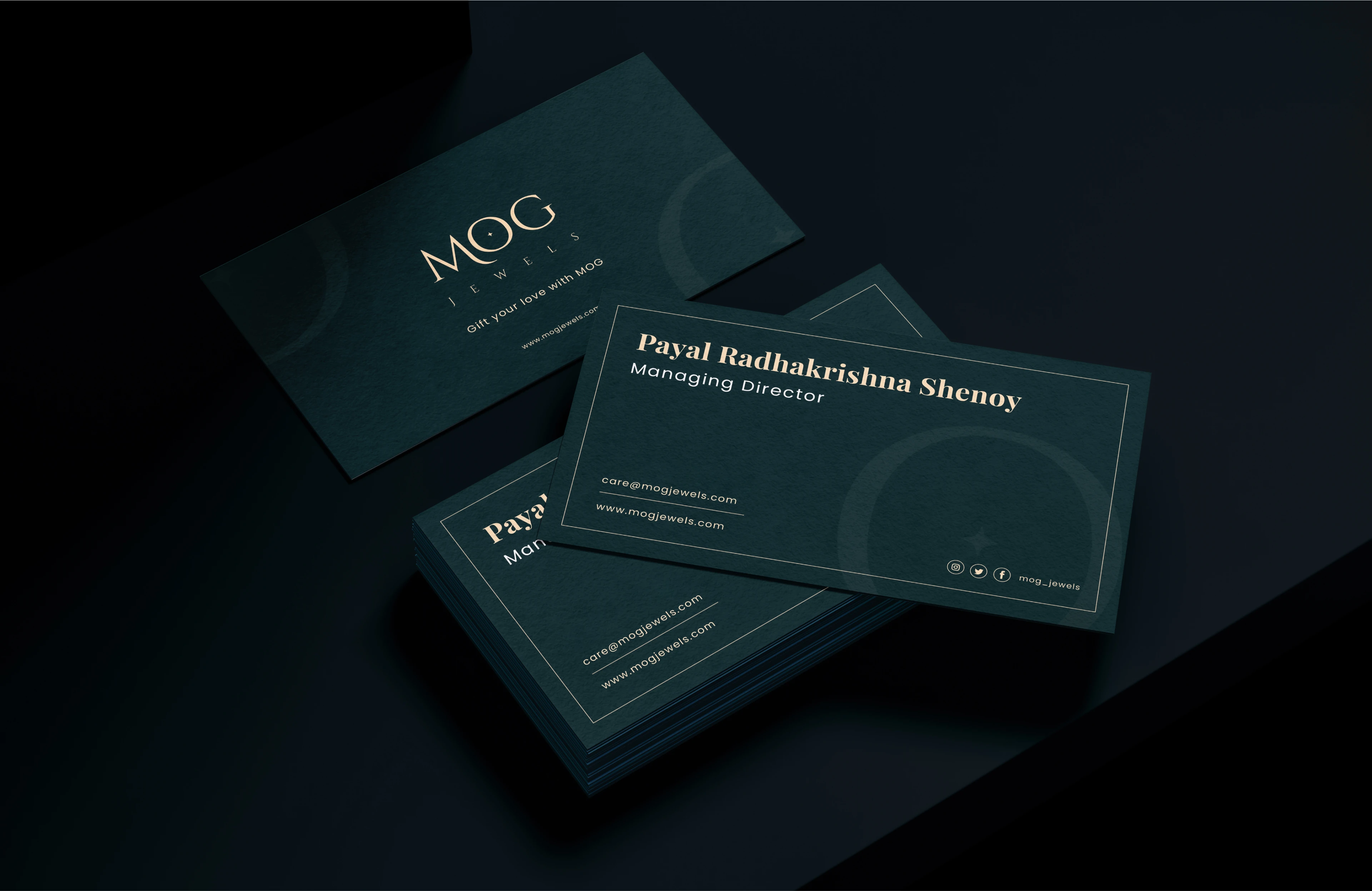 Gemstone-inspired visual identity